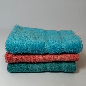 Vintage Caldwell Face Cloth Set | UltraSoft Combed Cotton | Set of 3 NWT